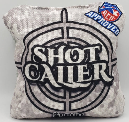 Alpha Shot Caller Bags -  Set of (4) Pro Cornhole Bags (Blizard)