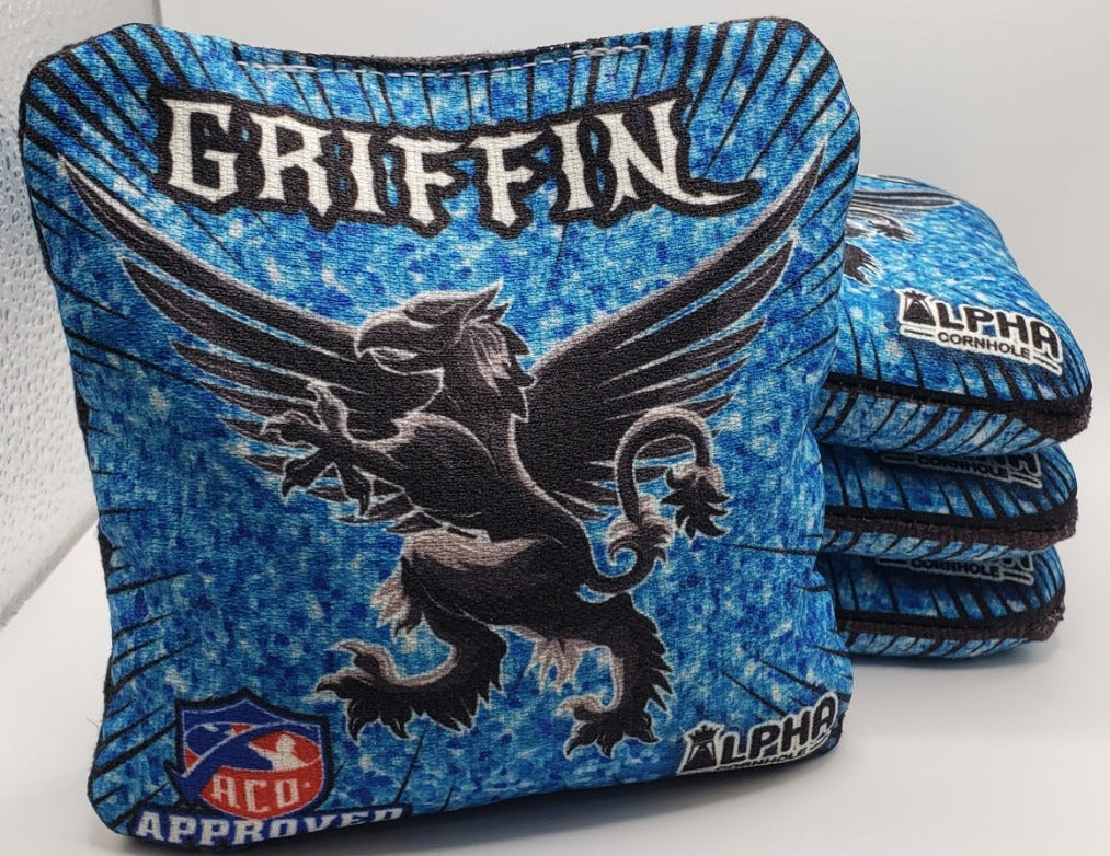 Alpha Griffin Bags -  Set of (4) Pro Cornhole Bags (H20)