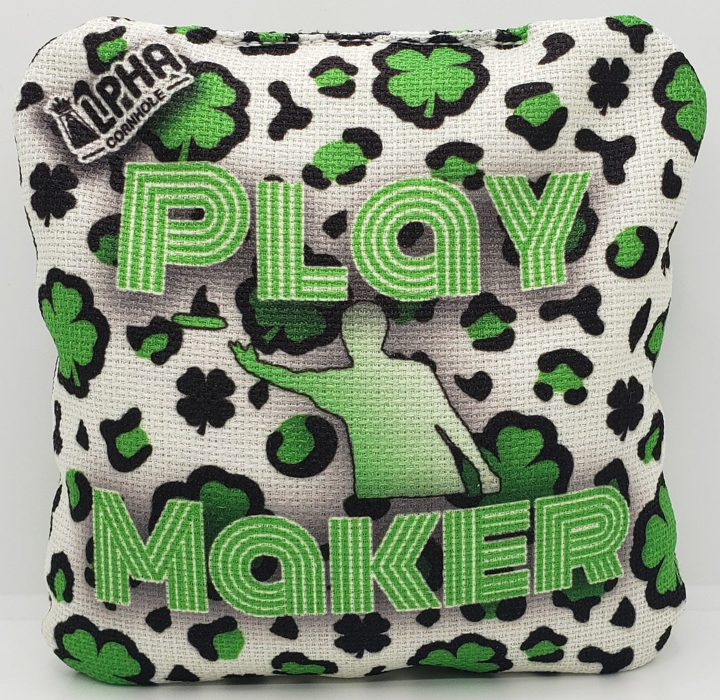 Alpha Play Maker Bags - Shamrock Edition - Set of (4) Pro Cornhole Bags