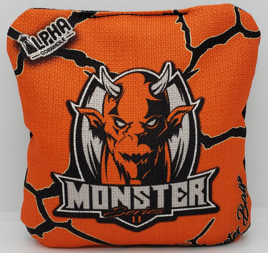 Alpha Monster Bags - Series 3 -  Set of (4) Pro Cornhole Bags