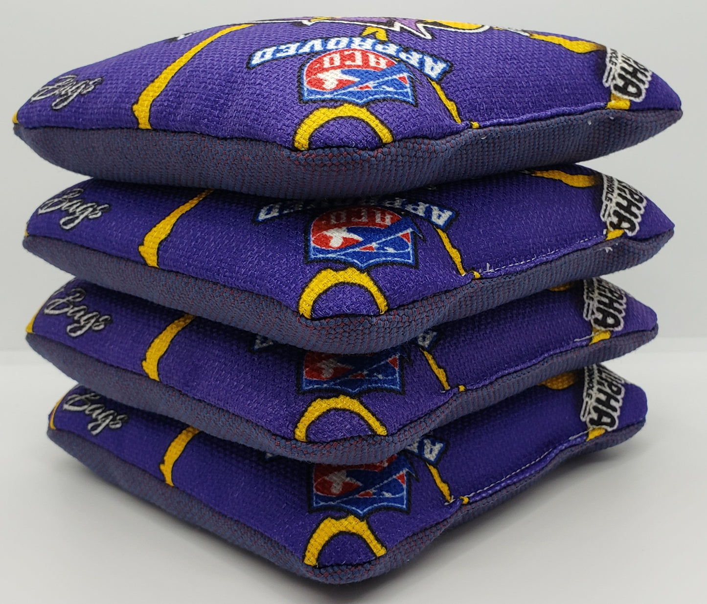Alpha Monster Bags - Type-X -  Set of (4) Pro Cornhole Bags (Purple)