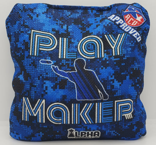 Alpha Play Maker Bags - Digi Blue - Set of (4) Pro Cornhole Bags