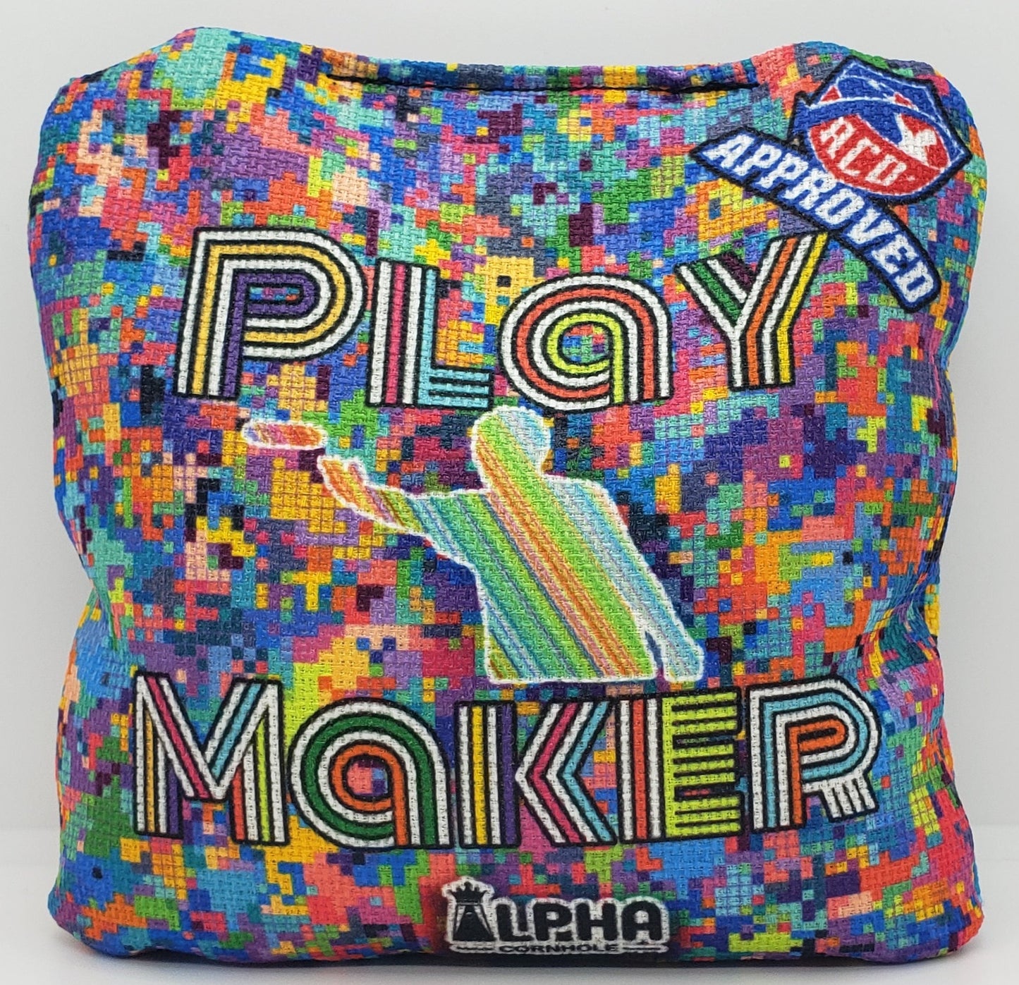 Alpha Play Maker Bags - Digi Mosaic - Set of (4) Pro Cornhole Bags